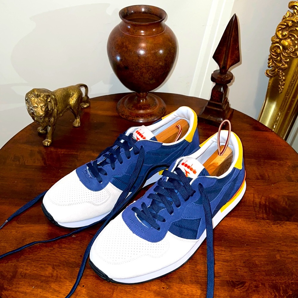 Diadora Camaro Double II Leather Nylon Suede Men’s Sneakers Size US 12